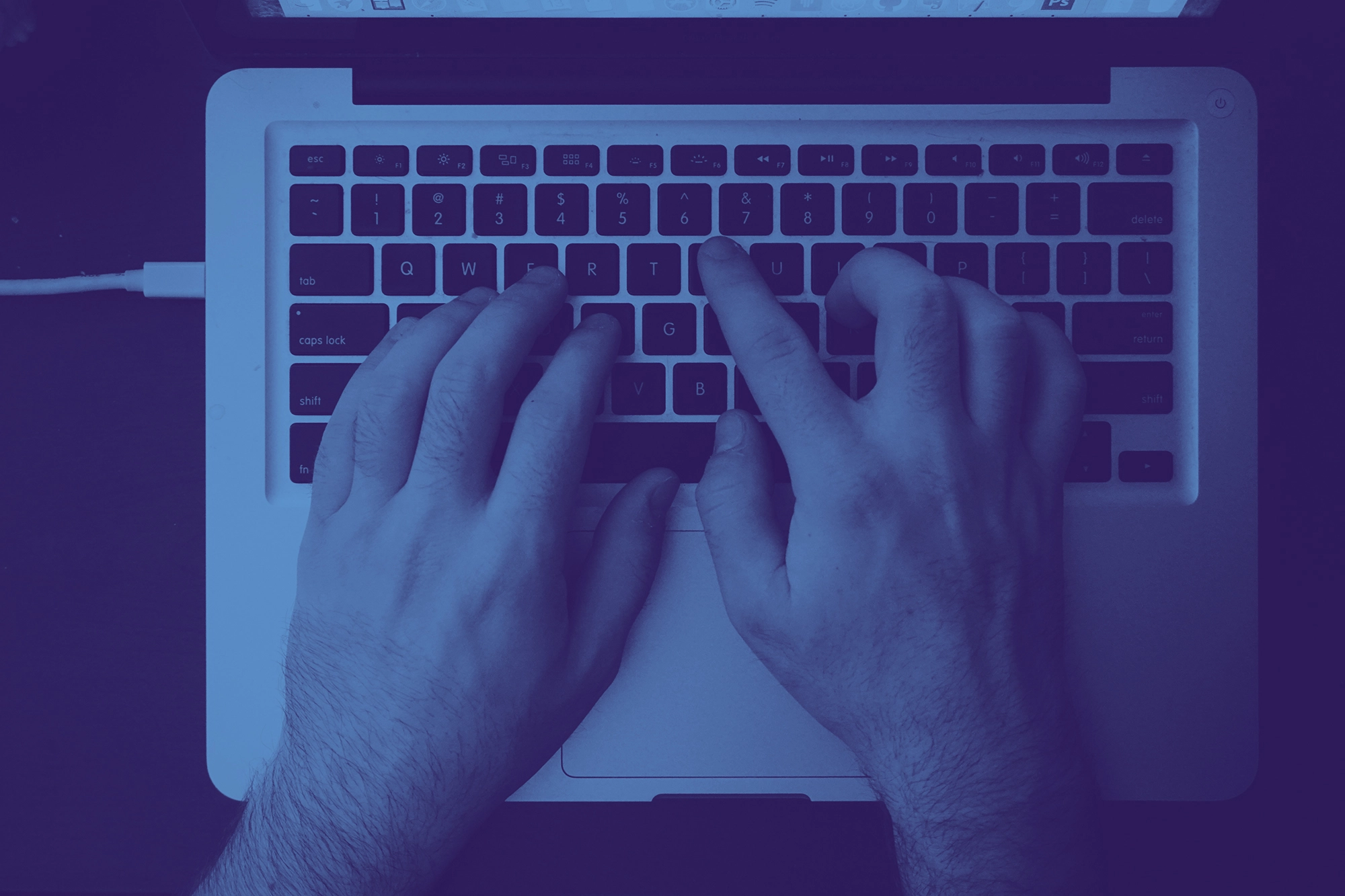 ESL writer working on content marketing copy