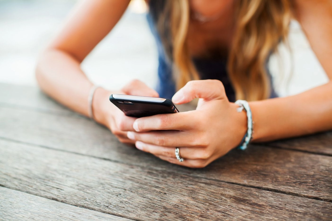 Mobile page load time being tested on a smartphone